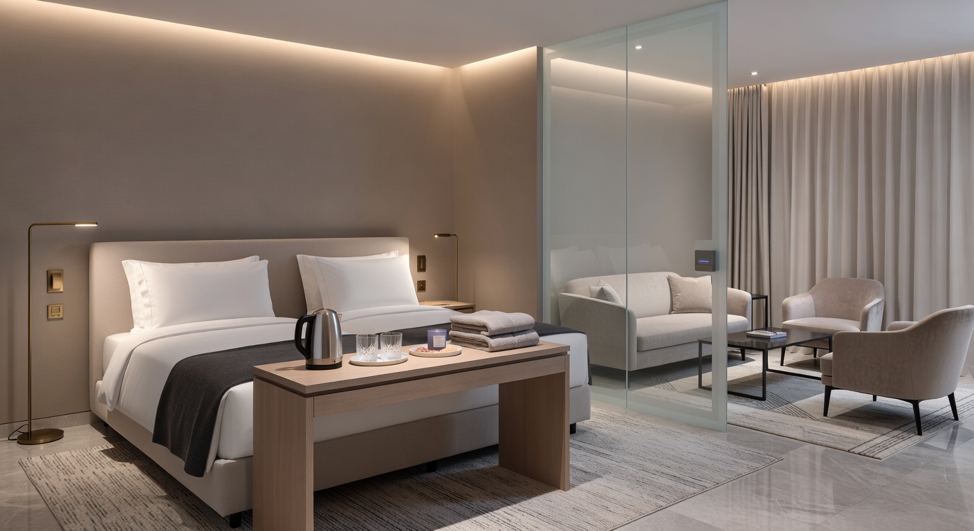 Premium suite room with elegant interior
